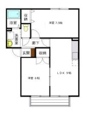 レジデンス富士岡の間取り画像
