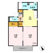 ニュードリームハイツ Bの間取り画像