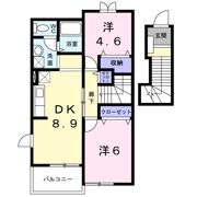 ベルハイツの間取り画像