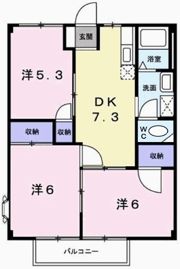 玲巧－ハイツ1の間取り画像
