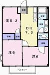 玲巧－ハイツ1の間取り画像