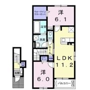 Lavie clair Ⅵの間取り画像