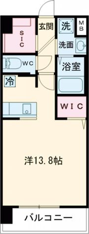 フェリーチェ古城公園の間取り画像