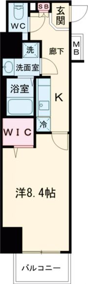 レジデンス神戸ヴェルノの間取り画像