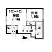 グランメールSUNの間取り画像