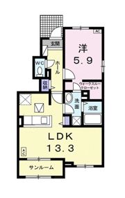 クローバーの間取り画像