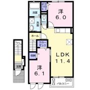 ポムドテールTⅡの間取り画像