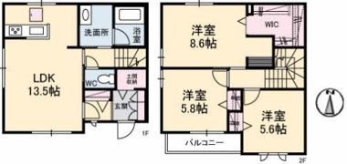 マグリット?の間取り画像