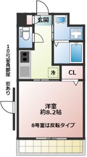 プロスぺリタ大宮Sの間取り画像