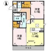 ラディアクレイドルの間取り画像