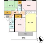 ヴィラウィッシュの間取り画像