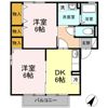 アンソレーヌ B棟の間取り画像