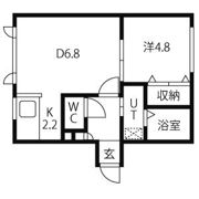フェリーチェ北30条の間取り画像