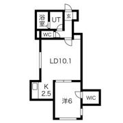 ジュピター白石中央Iの間取り画像