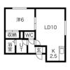 ジュピター白石中央Ⅱの間取り画像