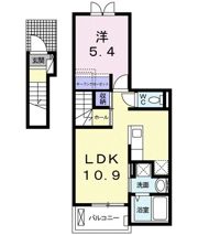 BLESS小平 Aの間取り画像