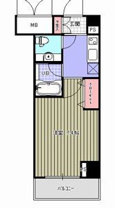 HF愛宕橋レジデンスの間取り画像