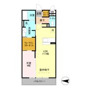 ボナール・中央の間取り画像