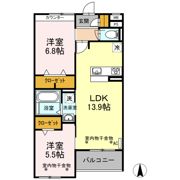 ディアコート国府宮の間取り画像