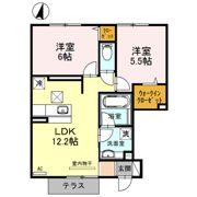 ソシア Bの間取り画像