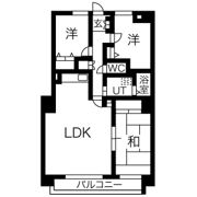 ヴィアーレマルフク南館の間取り画像