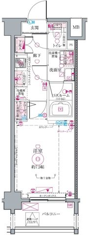 クレヴィスタ代田橋の間取り画像