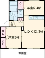ルミエールK A棟の間取り画像