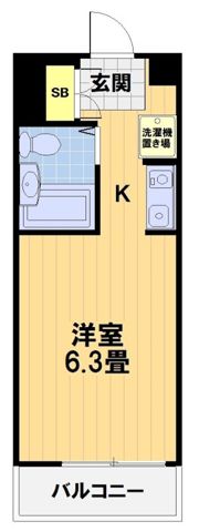 ウエストアベニューの間取り画像