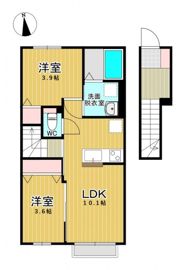 メゾンドブランシェⅢの間取り画像