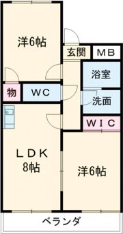 ファミール八代の間取り画像