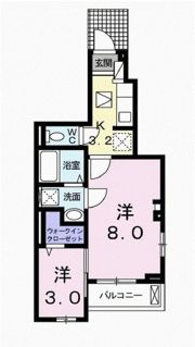 パリⅦの間取り画像