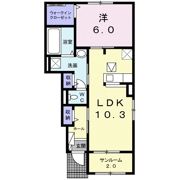 水稜郭 Cの間取り画像