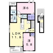 サンリットⅢの間取り画像