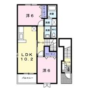 ポン・プラータ Aの間取り画像