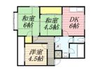 プリンセス石山の間取り画像