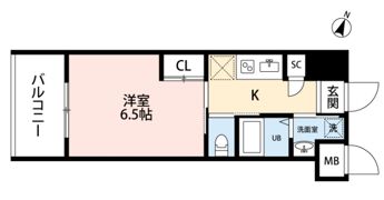アミュゼ城野の間取り画像