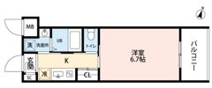 アミュゼ城野の間取り画像