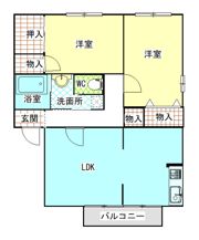 ガーデンヒルズ武田Aの間取り画像