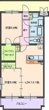 エスポワールの間取り画像