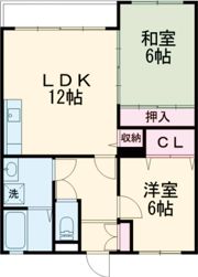 シェリール天神Bの間取り画像