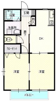 フレグランス和の間取り画像