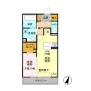 ルミウス Bの間取り画像