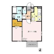 ヴィクトワール Ⅱの間取り画像