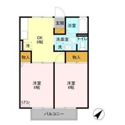 セジュール元山 Ⅱの間取り画像