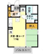 ハイツ大蔵の間取り画像