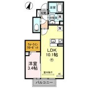 ボヌールひかりが丘の間取り画像