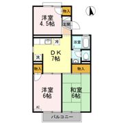 セジュール楠の間取り画像