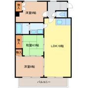 オオタかなれ川ハイツの間取り画像