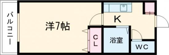 コーポ・フォーレスト清原A棟の間取り画像