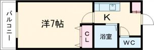 コーポ・フォーレスト清原A棟の間取り画像
